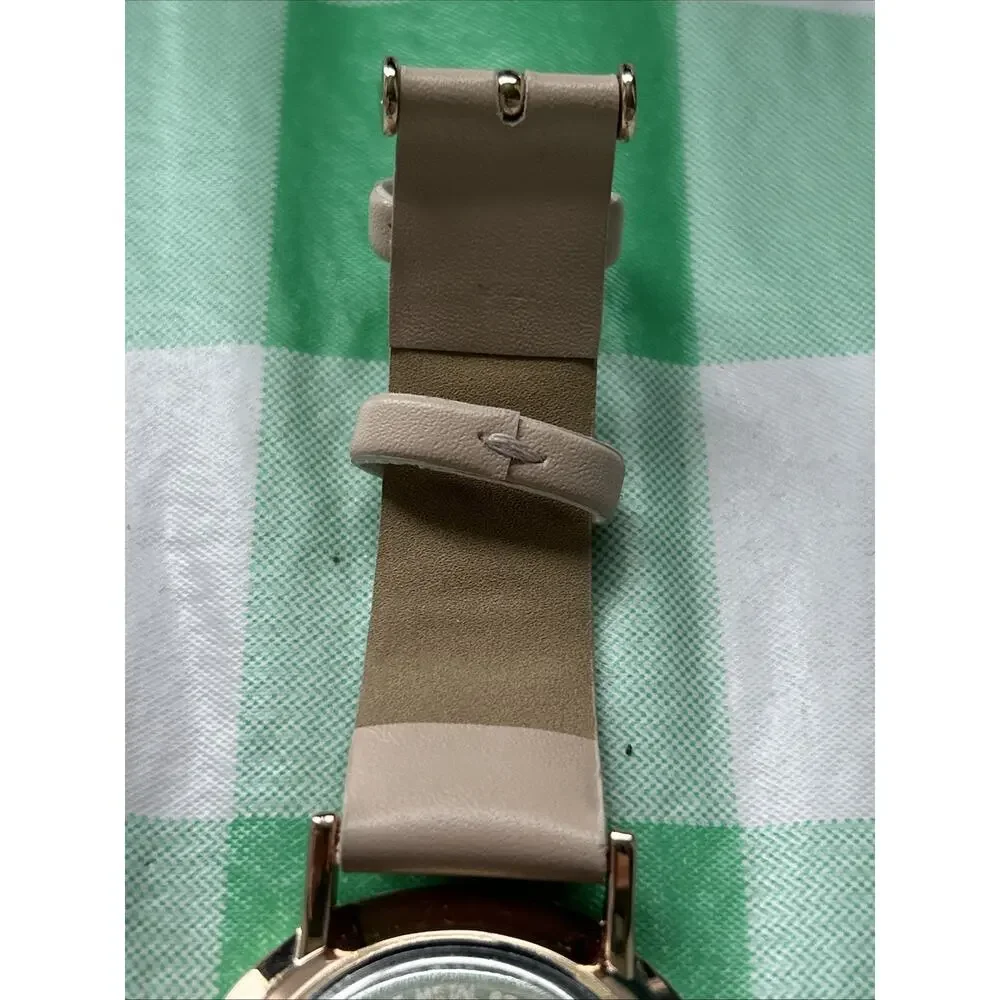Rose Gold Tone White Dial Women’s Quartz Watch
